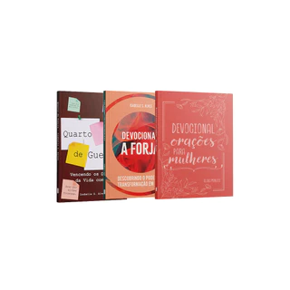 Kit 3 Livros - Forte | Devocionais Para uma Vida Com Deus