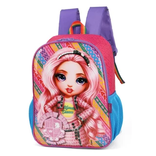 Mochila De Costas Infantil Escolar Rainbow High Luxcel em Oferta na Shopee