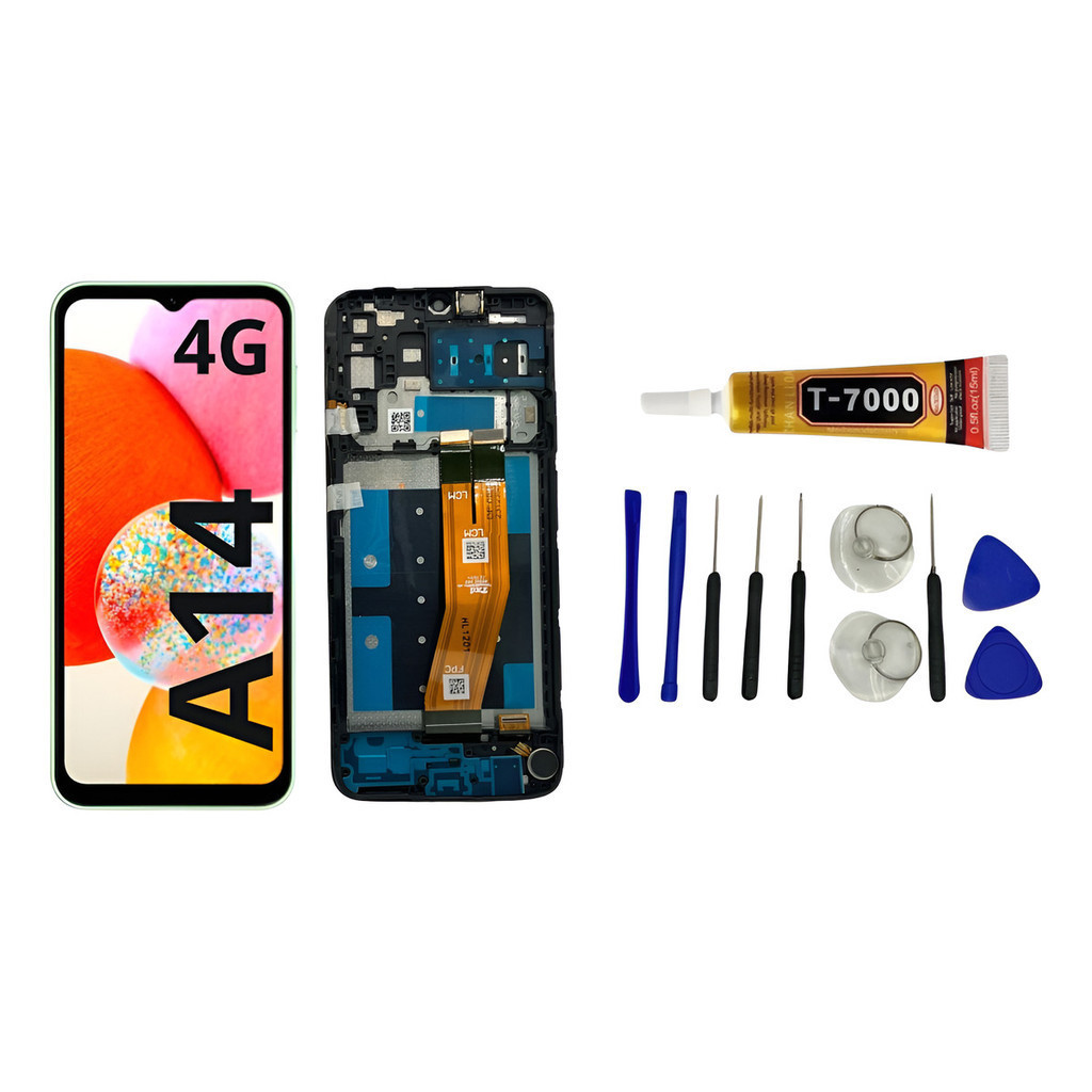 MDYH HDZ Pour Samsung Galaxy A14 SM-A145 Bouton D'alimentation Et Bouton De Volume Câble Flexible TTYWW