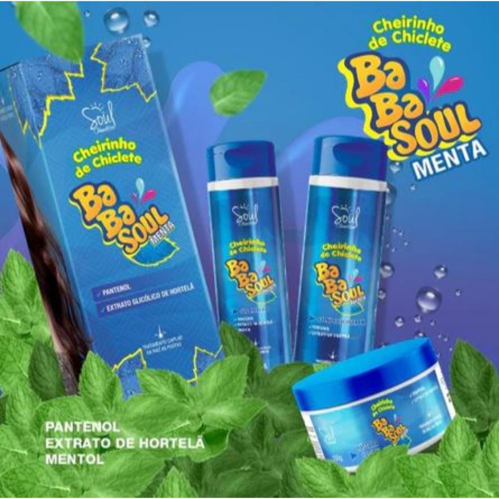 ATACADO!! BOX COM 10 BABASOUL KIT CAPILAR 3 PEÇAS - SOUL
