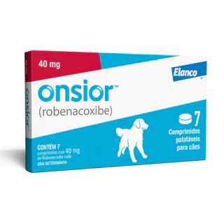 Onsior 40mg Anti-inflamatório para Cães Elanco 7 Comprimidos em Oferta na Shopee