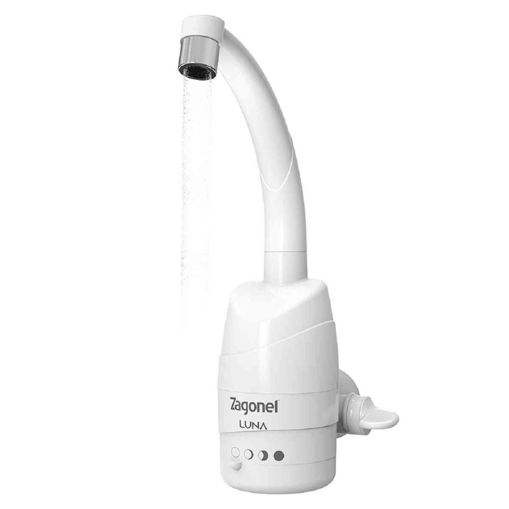 Torneira Elétrica Zagonel Luna 4T Branca 5500W 220V