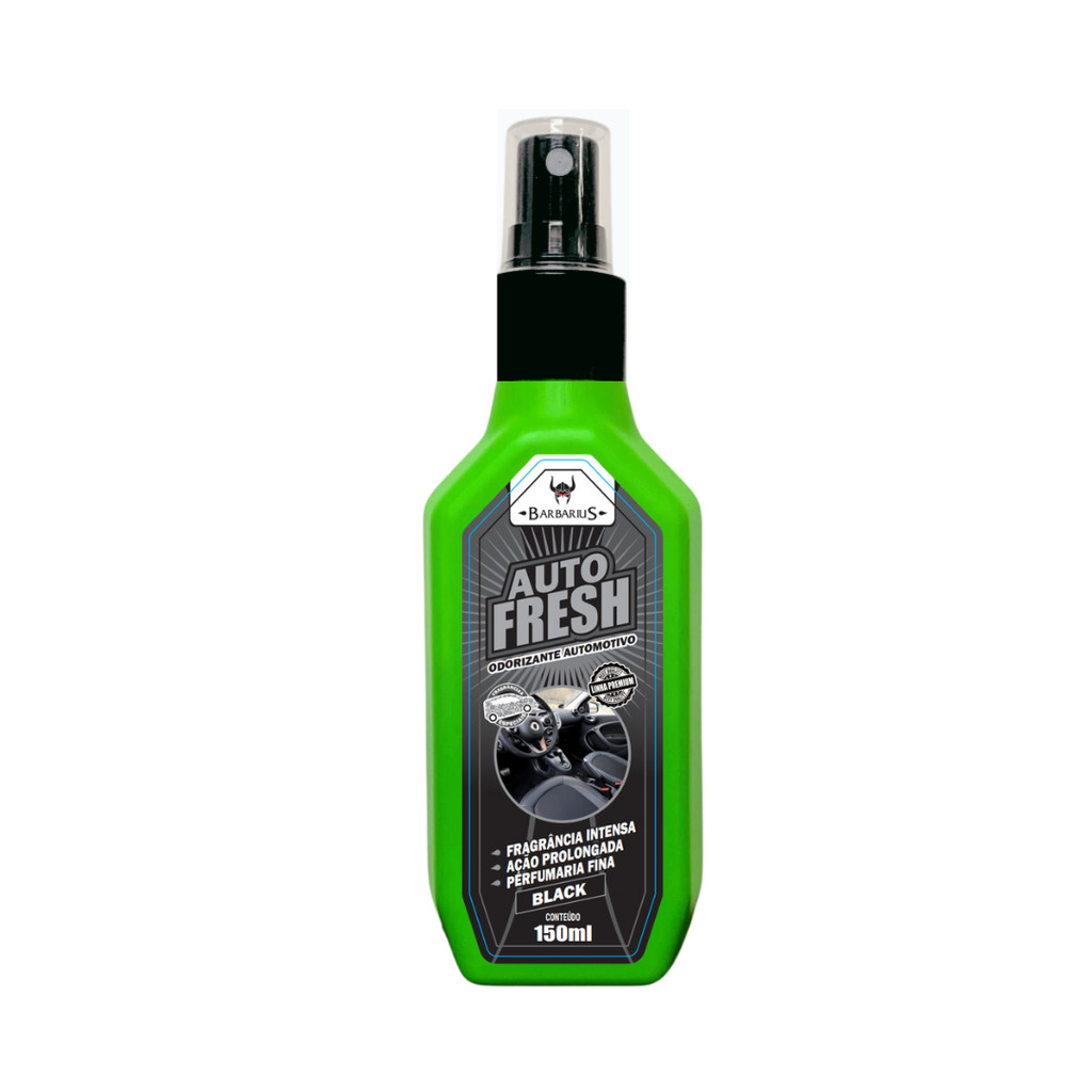 AUTO FRESH BLACK BARBARIUS 150ML - CHEIRINHO DE CARRO | Shopee Brasil