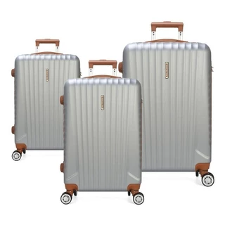 Jogo Malas De Viagem P M G 4 Rodas 360º Tsa Moscou Polo King em Oferta na Shopee