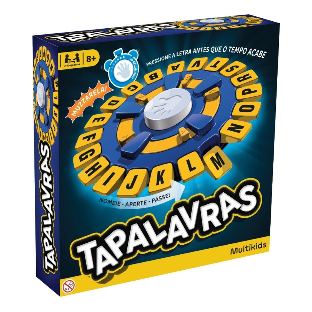 Jogo De Tabuleiro Tapalavras Que Trava Letras Multikids | Shopee Brasil