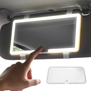Espelho De Carro Com 3 Modos De Luz E 60 LEDs jarekbr Recarregável