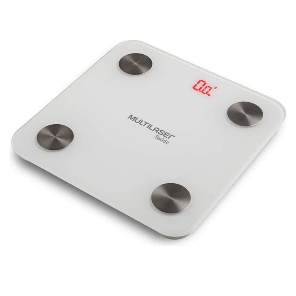 Balança Biopedancia HC059 Digital Branca 180kg Multilaser | Shopee Brasil