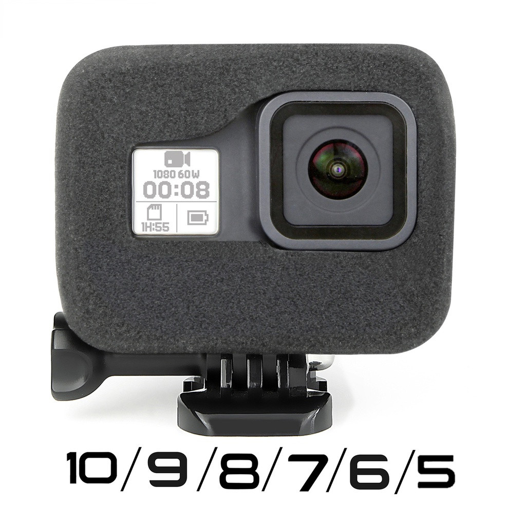 Windslayer Pára-Brisa Esponja Espuma Caso Para GoPro Hero 11 10 9 Ou 8 ...