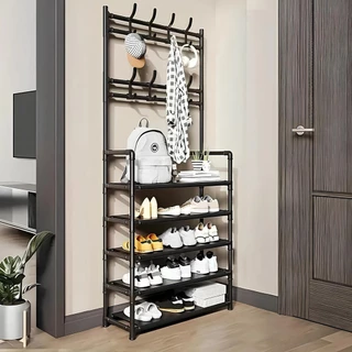 Cabideiro Arara 4/5 Andar Sapateira Organizador Suporte Multiuso Sapato Tenis Roupa Quarto Armários em Oferta na Shopee