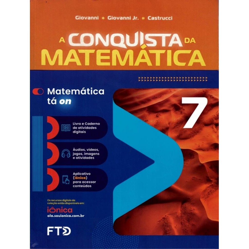 Livro - Conquista Da Matematica, A - 7º Ano | Shopee Brasil