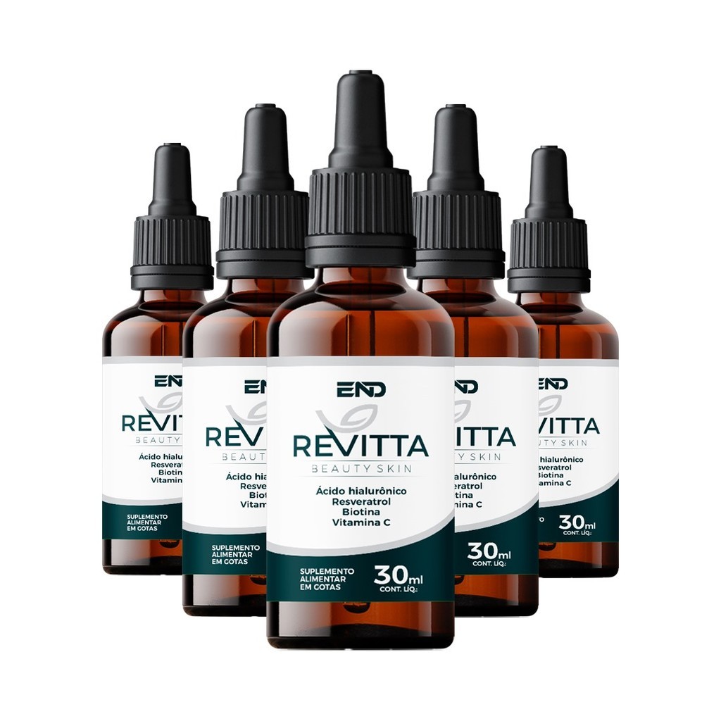 Kit 5 Revitta Beauty Skin Original 30ml | Shopee Brasil