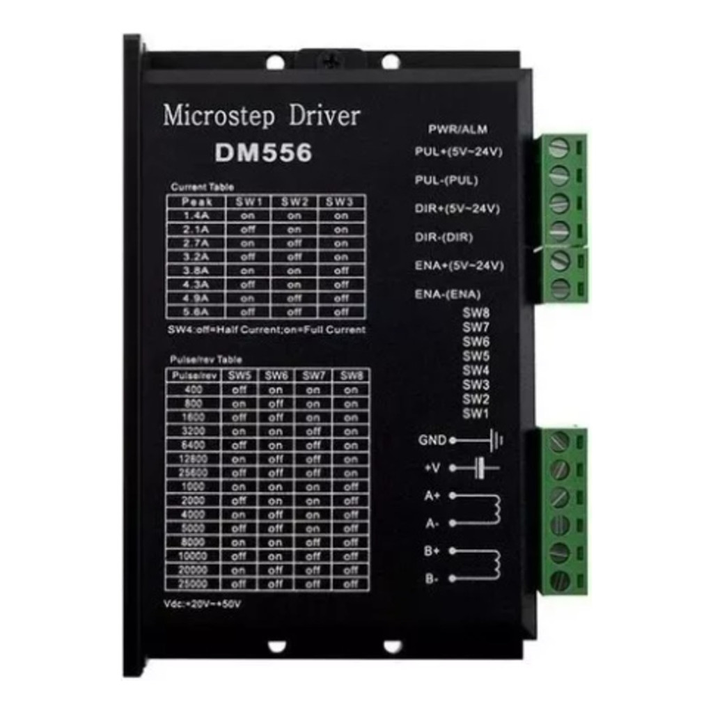 Driver Dm556 Para Motor De Passo Servo Microstep Nema | Shopee Brasil