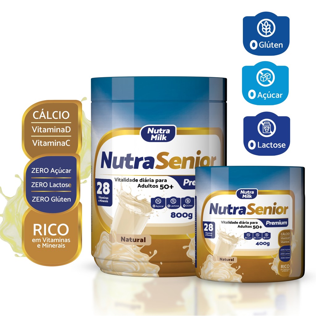 Melhor Suplemento Alimentar para idosos SEM LACTOSE e SEM AÇÚCAR ...