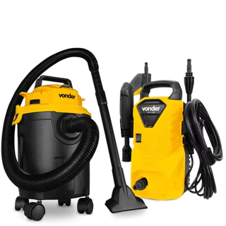 Kit Lavadora LAV1300 e Aspirador Pó e Líquido APV1010 Vonder