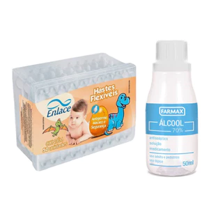 Kit higiene bebe coto UMBILICAL do bebe em Oferta na Shopee