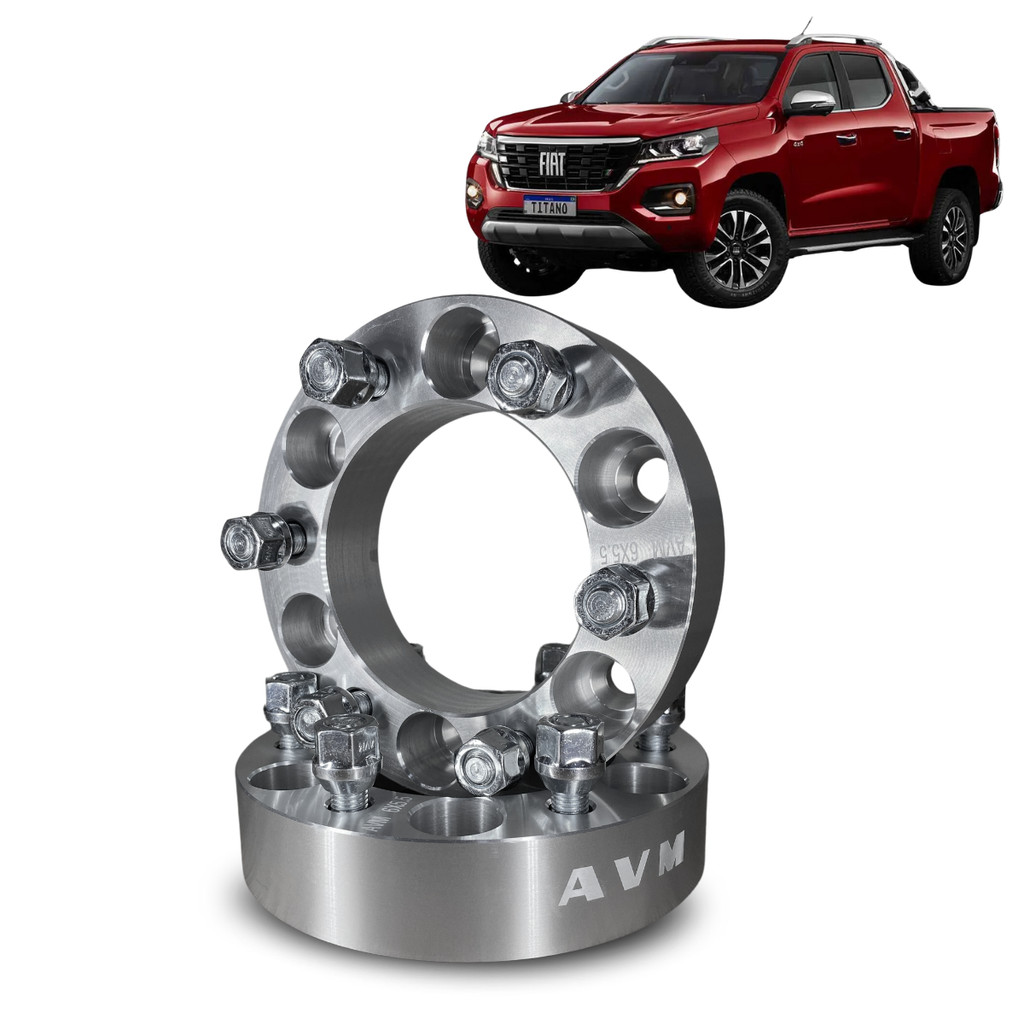 2 Espaçadores Alargadores De Rodas Fiat Titano
