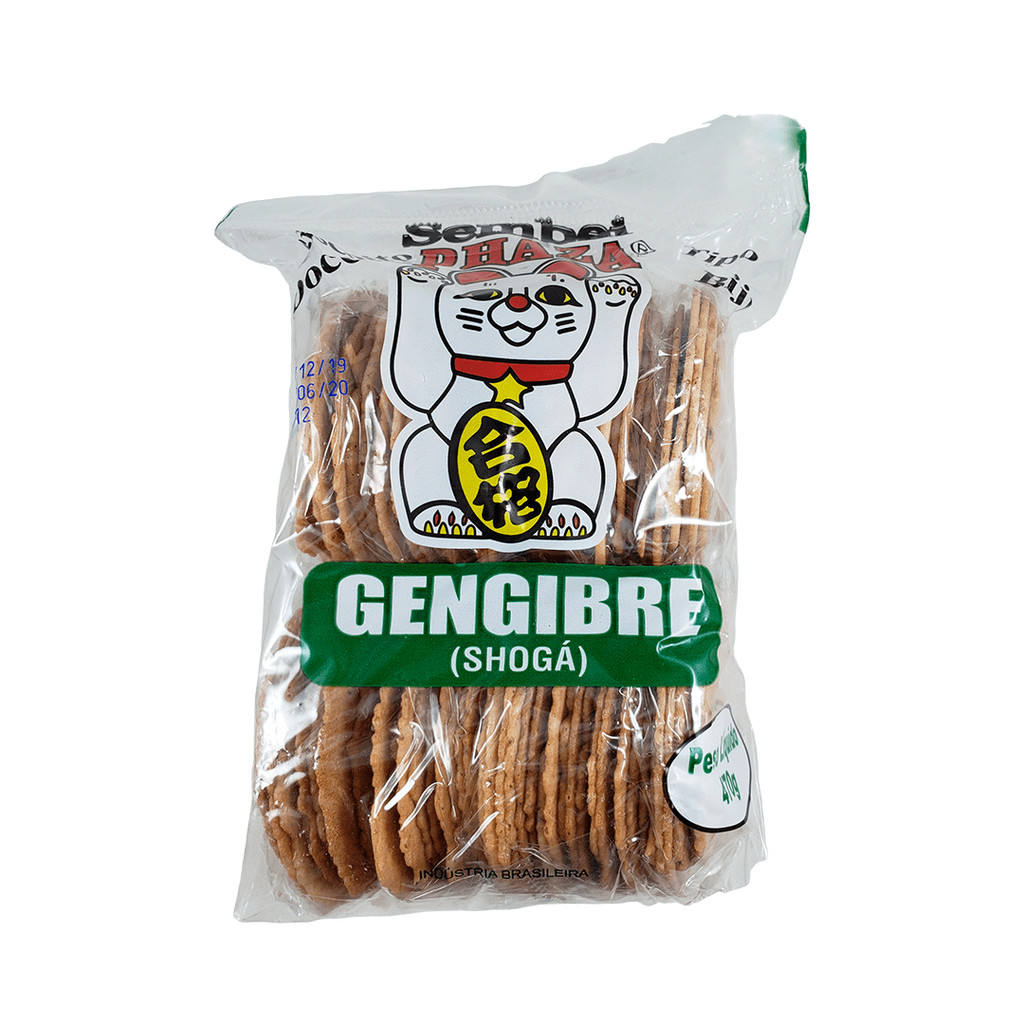 iscoito Sembei Gengibre Phaza 470g | Shopee Brasil