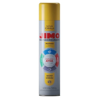 Desengordurante Multiuso Jimo Aerossol 400ml em Oferta na Shopee