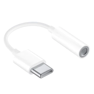 Adaptador Tipo C Para P2 Fone De Ouvido Headset Branco 3,5mm