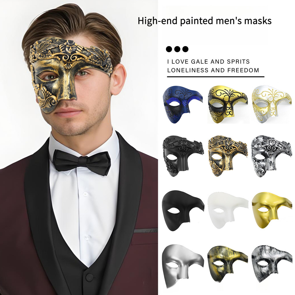 Máscara Samurai Masculina de Carnaval, Máscara Meia Facial Masculina ...