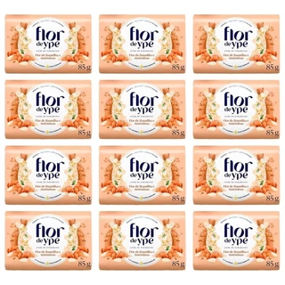 Sabonete Ypê Flor de Baunilha e Amêndoas 85g Embalagem com 12 Unidades em Oferta na Shopee