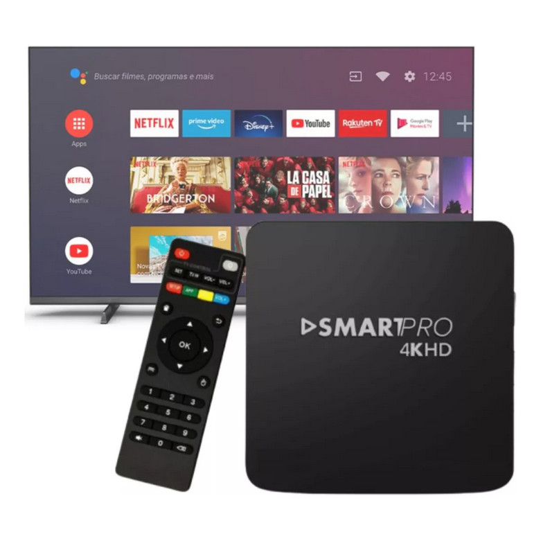 Aparelho Conversor Transforme Sua Tv Em Smart Tv Android 4k