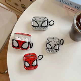 Capa Do Homem-Aranha Para AIRPODS 4 1/2/3 PRO2 Soft Case À Prova De Choque Apenas Acessórios De Protetora