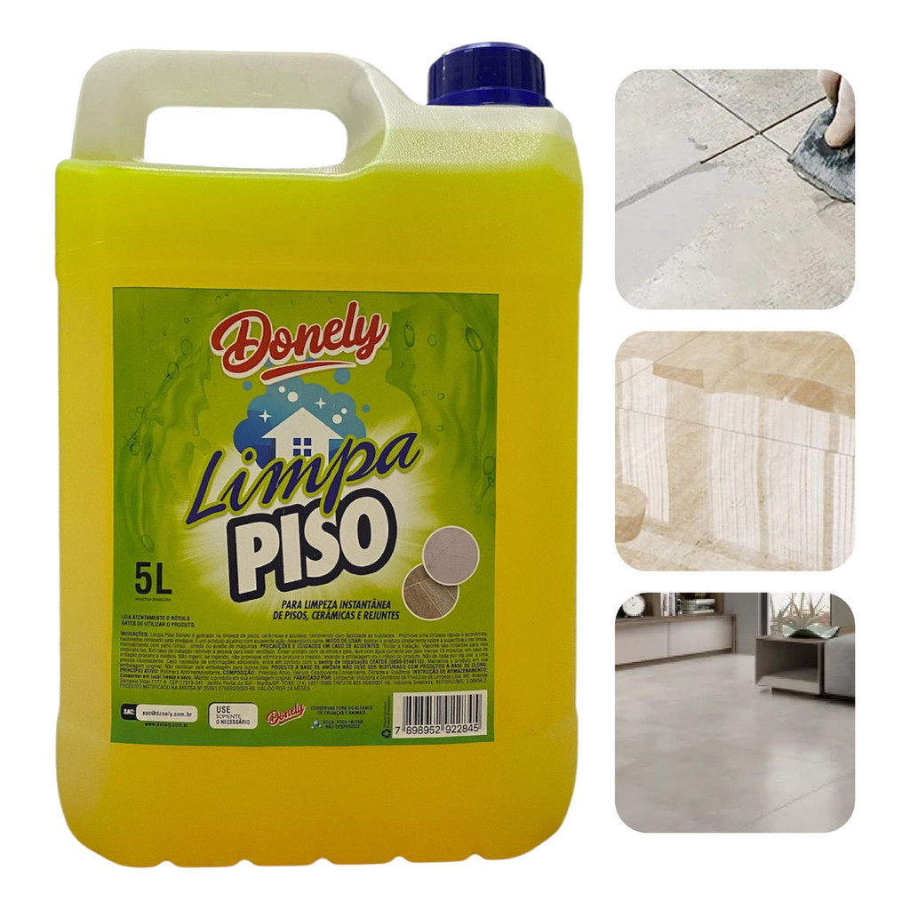 Limpa Piso Porcelanato Tira Encardido Sem Esforço 5 Litros | Shopee Brasil