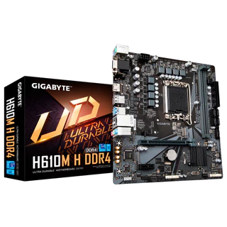 Placa Mãe Gigabyte H610M H DDR4 Chipset H610 Intel LGA 1700 mATX DDR4 em Oferta na Shopee