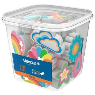 Borracha Mercur TR Fun Pote com 24 Unidades em Oferta na Shopee