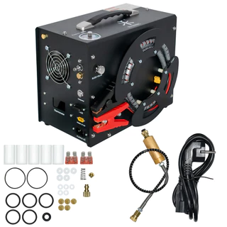 TUXING 300Bar 12V PCP Air Compressor Compressor de ar de alta pressão Auto-stop TXES062