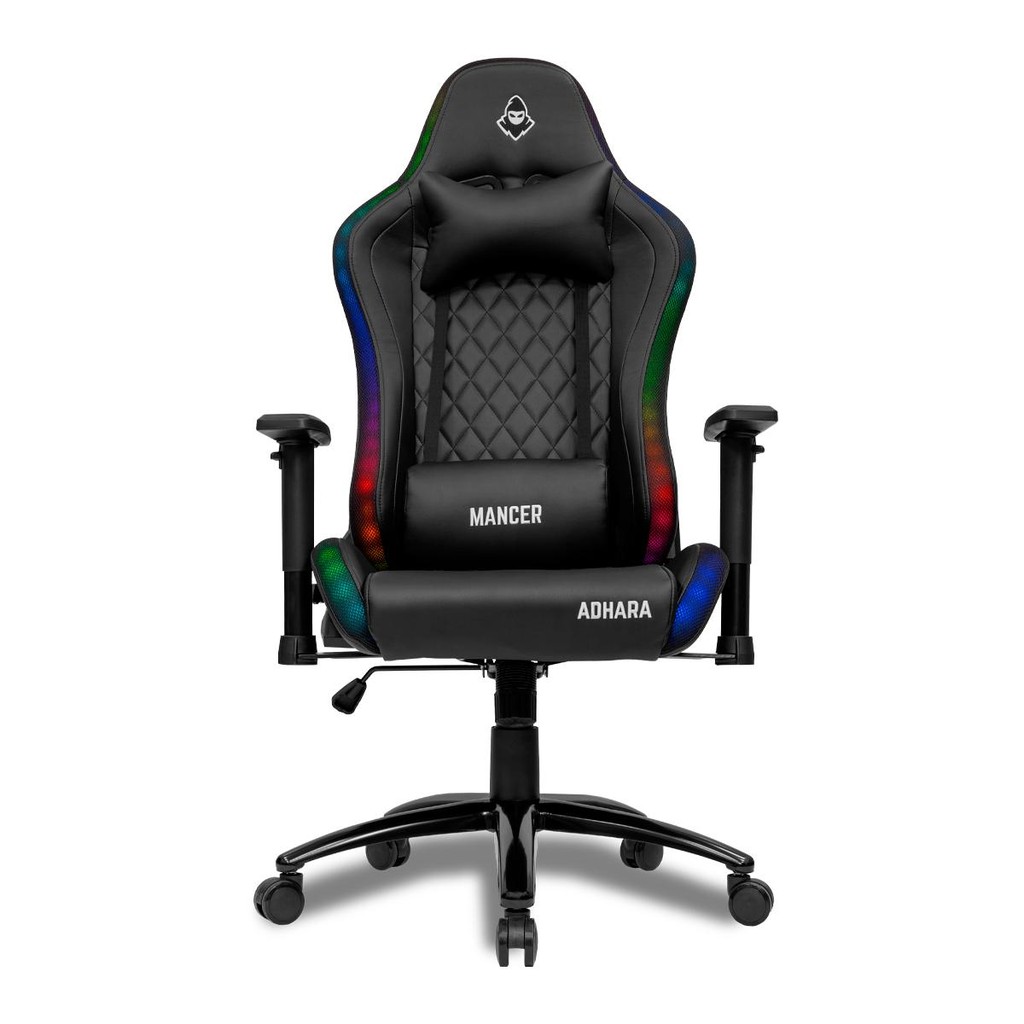 Cadeira Gamer Mancer Adhara, RGB, Preto, MCR-ADH-RGB01