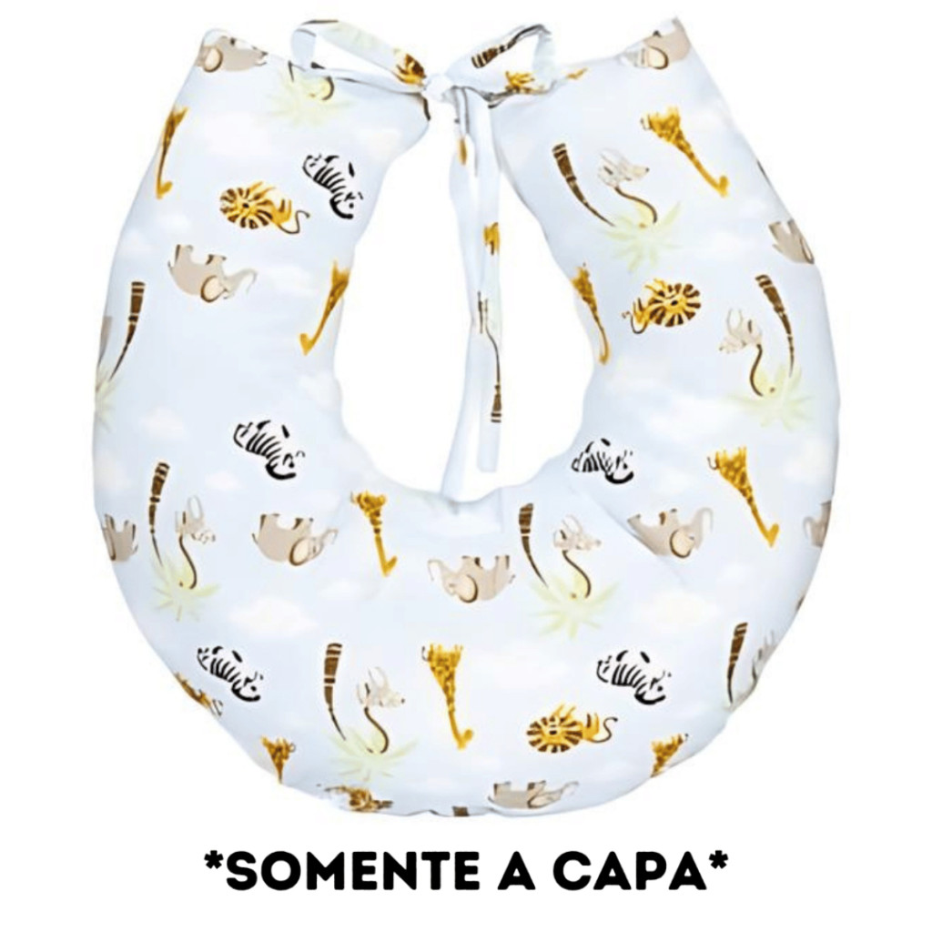 Capa Almofada Amamentação Varias Estampas Com Laço | Shopee Brasil