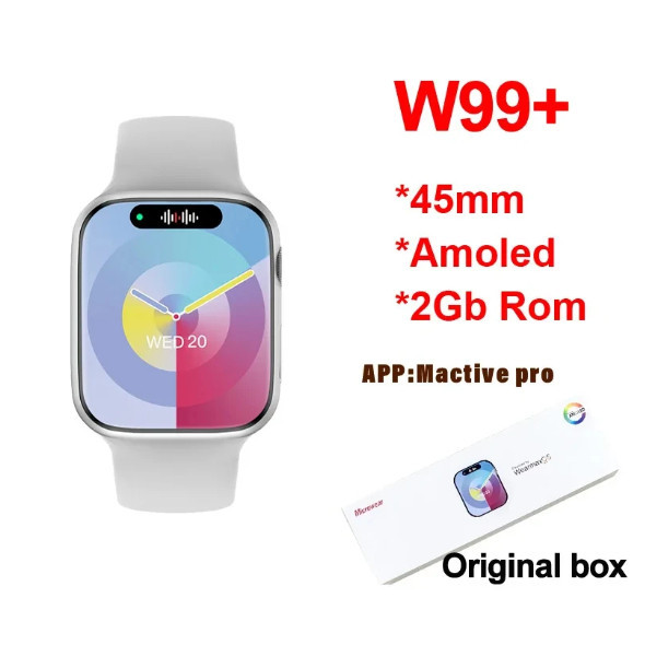 Relógio Smartwatch W99+ Plus Serie 10 Amoled Chat GPT 45mm Ilha ...
