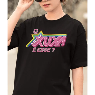 Camiseta Unissex Larga Oversized Estampa Meme Que Xou Da Xuxa E esse Confortavel Tendencia