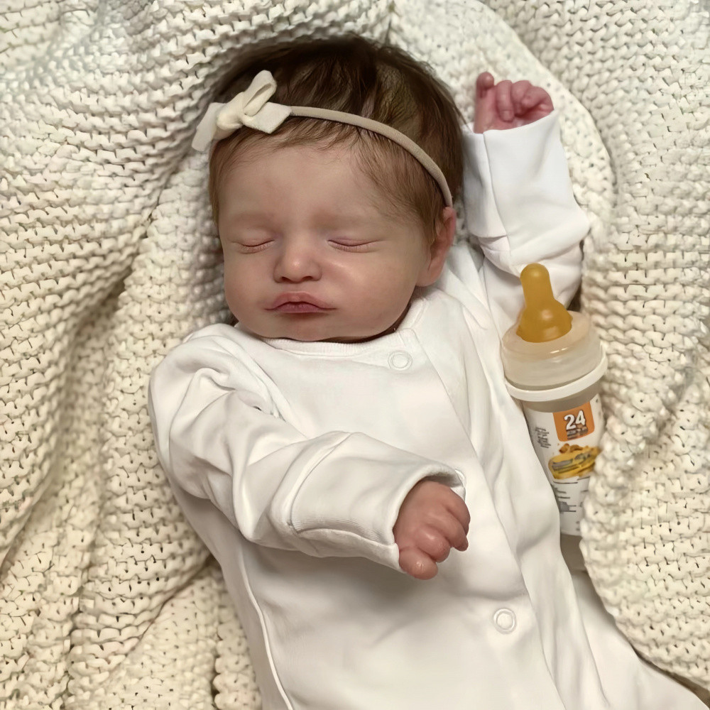 Whole Body Silicone Viny Pascle Bebe Reborn Girl Boy Rooted Hair  Lifelike Realistic Reborn Doll Toy For Children 50cm