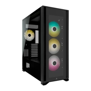 Gabinete Gamer Corsair 7000X Airflow, RGB, Full Tower, Lateral de vidro, Preto, CC-9011226-WW em Oferta na Shopee
