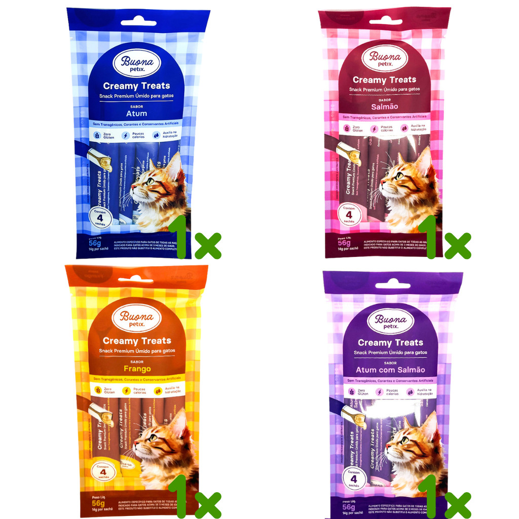 Kit Misturado Buona Petix 1 de Cada Todos Os Sabores | Shopee Brasil