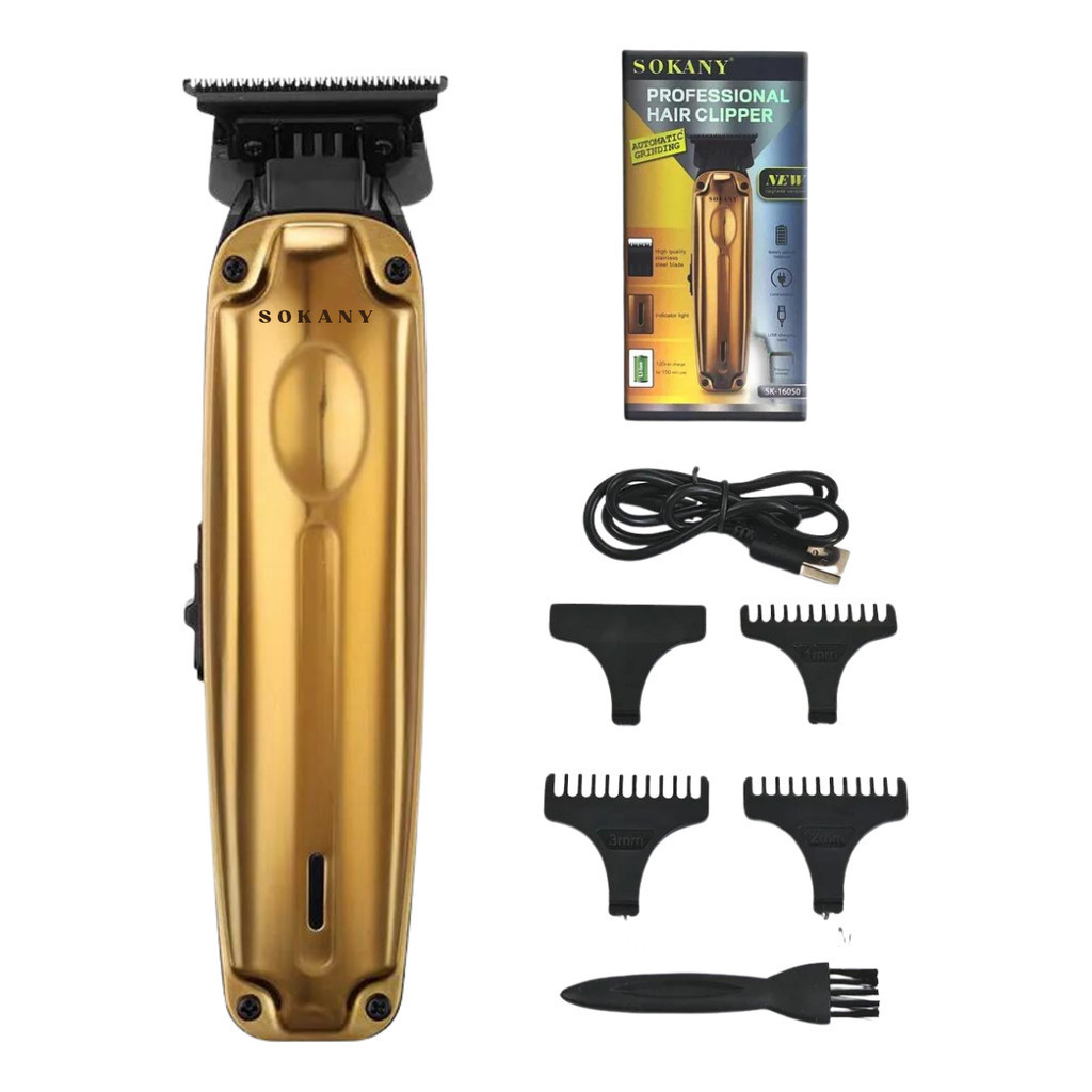 Máquina Cortar Cabelo Sokany Barbearia - maquininha de Raspar Cabelo ...