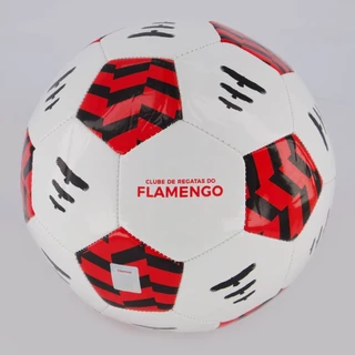 Bola Flamengo Campo Urubu Branca e Vermelha