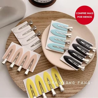 Grampos De Cabelo Infantis Sem Costura , Faixa De Cabeça Para Bebê , Acessórios De Franja Lateral , 4 Peças em Oferta na Shopee