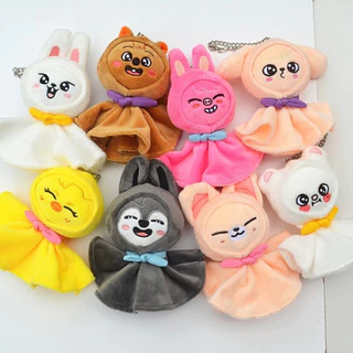 Kpop Stray Kids Dominar Japão Charme de Bolsa de Pelúcia SKZ Teruterubozu Boneca Fofa e Alegre
