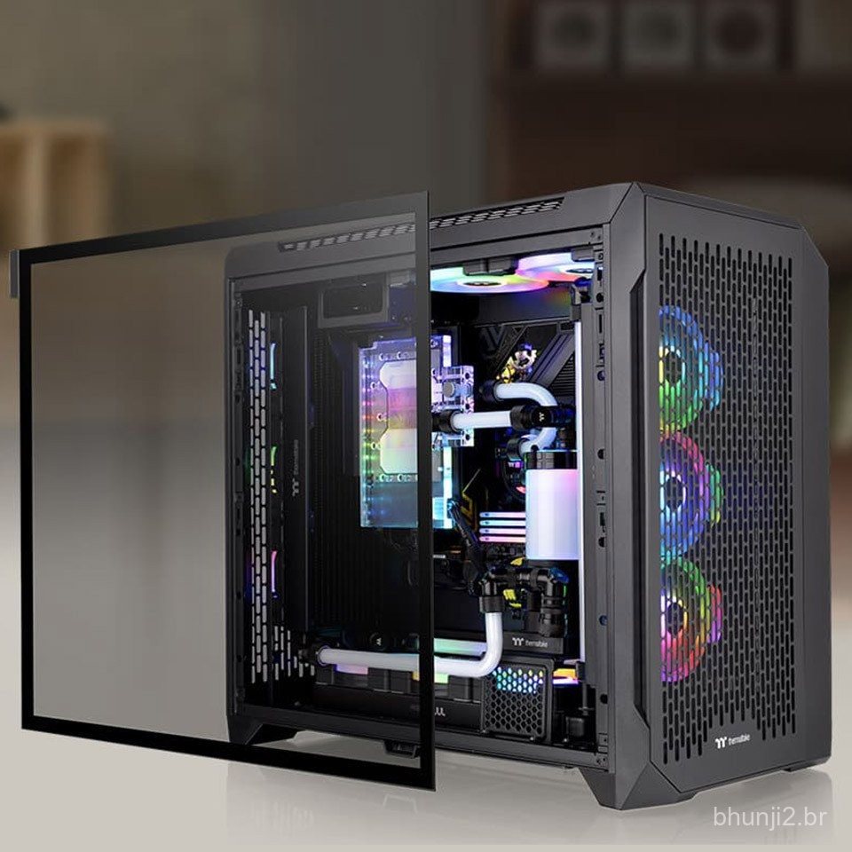 Tt Desktop Computer Case CTE C750 Air New structure support420Water Cooling EATX Motherboard Hollow Out