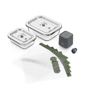 Conjunto de seladora, potes de vidro, sacos e rolhas para fechamento a vácuo Electrolux em Oferta na Shopee