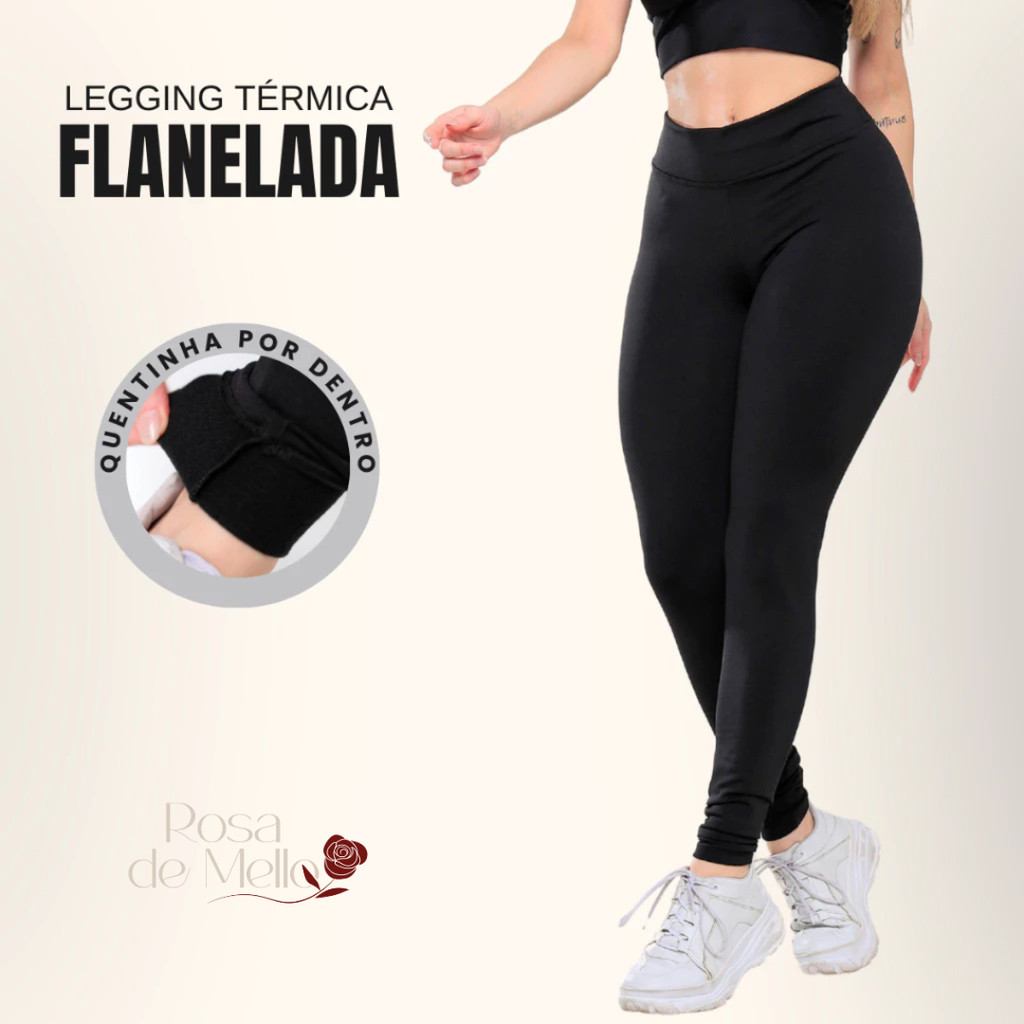 Legging Termica Legging Forrada Pelucia Calca Legging Termica