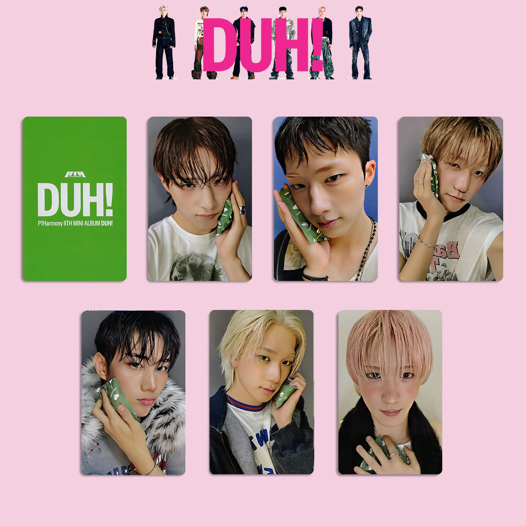 6pcs P1HARMONY DUH ! 8o Mini Álbum Photocards SW KTOWN4U MUSIC