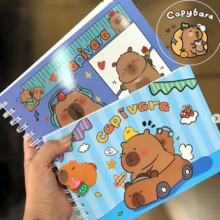 Livro de colorir Capivara Cute 50 folhas 