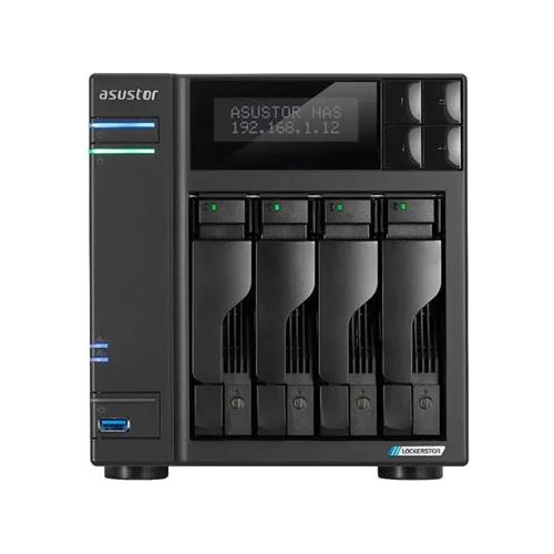 Case Storage Asustor Rede Nas Lockerstor 4 As6704t 4 Baias | Shopee Brasil
