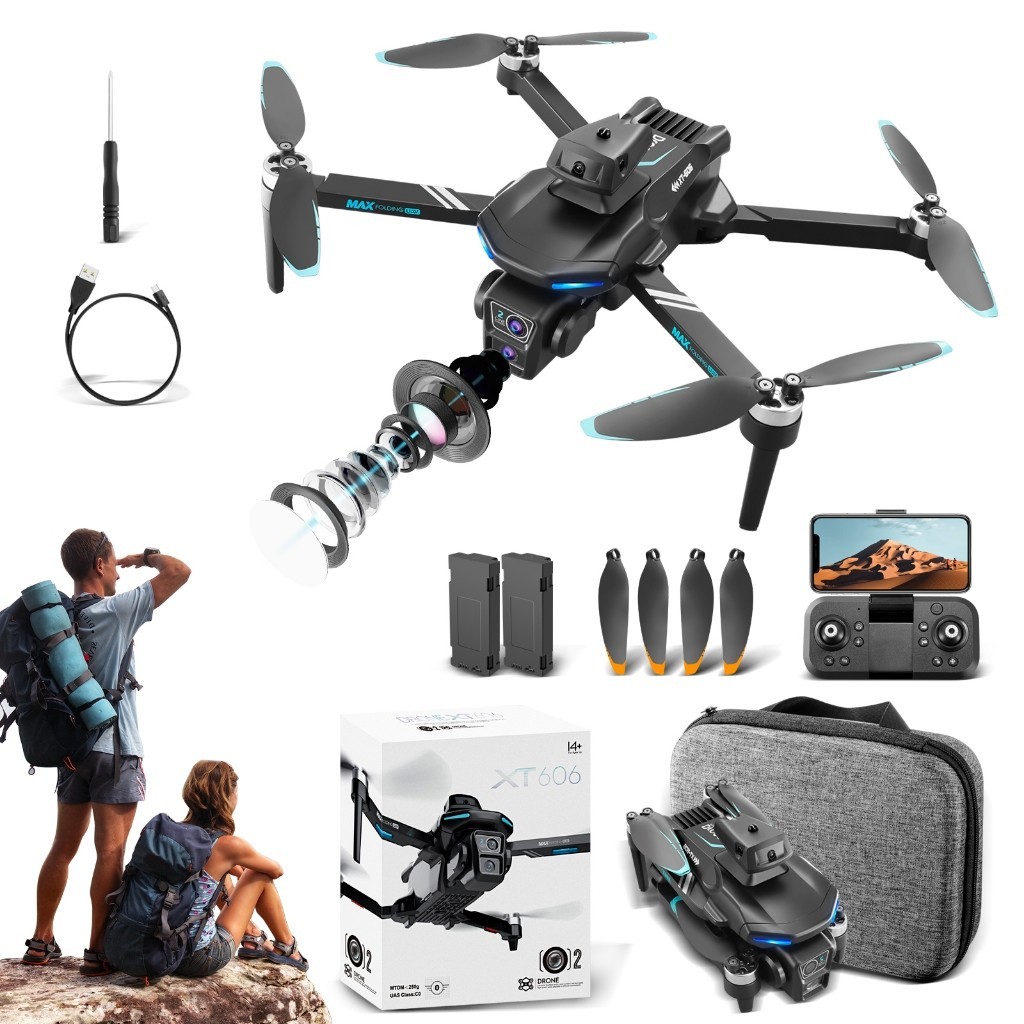 XT606/GN-506 Drone 8K Dual Camera Brushless Motor RC Quadcopter