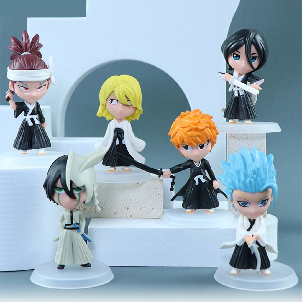 BLEACH【アクリルminiフィギュア】 Mini Figures Bleach Ichigo, Rukia 7 cm | Shopee Brasil